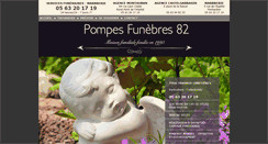 Desktop Screenshot of pompesfunebres82.com